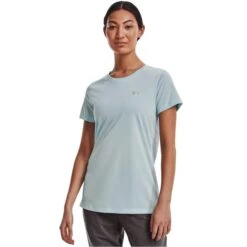UNDER ARMOUR Women's UA Tech Twist Short-Sleeve Tee -Heb Fashion Shop 1389396 309 alt2