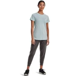 UNDER ARMOUR Women's UA Tech Twist Short-Sleeve Tee -Heb Fashion Shop 1389396 309 alt5