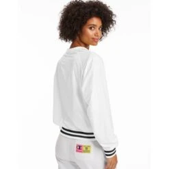 CHAMPION Women's Ripstop Crew Wind Jacket -Heb Fashion Shop 2064862 101 alt2