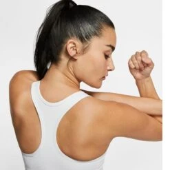 NIKE Women's Medium-Support Nike Swoosh Sports Bra -Heb Fashion Shop 2065007 101 alt5