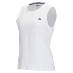 TOMMY HILFIGER Women's Mesh Blocked Racer Back Tank