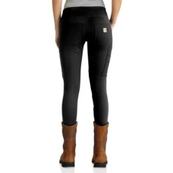 CARHARTT Women's Force Fitted Midweight Utility Leggings -Heb Fashion Shop 2071469 001 alt3