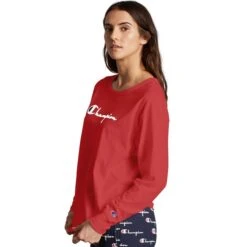 CHAMPION Women's Original Long-Sleeve Tee -Heb Fashion Shop 2072261 613 alt2