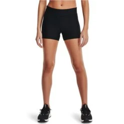UNDER ARMOUR Women's HeatGear Mid Rise Shorty -Heb Fashion Shop 2072966 001 alt2