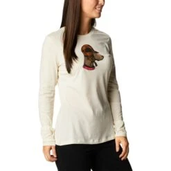 COLUMBIA Women's Hidden Haven Long Sleeve Tee -Heb Fashion Shop 2074823 102 alt3