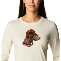 COLUMBIA Women's Hidden Haven Long Sleeve Tee -Heb Fashion Shop 2074823 102 alt4