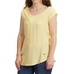 MAISON COUPE Women's Cap Sleeve Top
