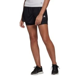 ADIDAS Women's Marathon 20 2-in-1 Short -Heb Fashion Shop 2076450 001 alt3