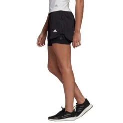ADIDAS Women's Marathon 20 2-in-1 Short -Heb Fashion Shop 2076450 001 alt5
