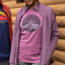 EMS Women's Grass Roots Short Sleeve Graphic Tee -Heb Fashion Shop 2076697 005 alt2