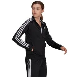 ADIDAS Women's Essentials Slim 3-Stripes Track Jacket 9 ADIDAS Women's Essentials Slim 3-Stripes Track Jacket -Heb Fashion Shop 2076799 001 alt3