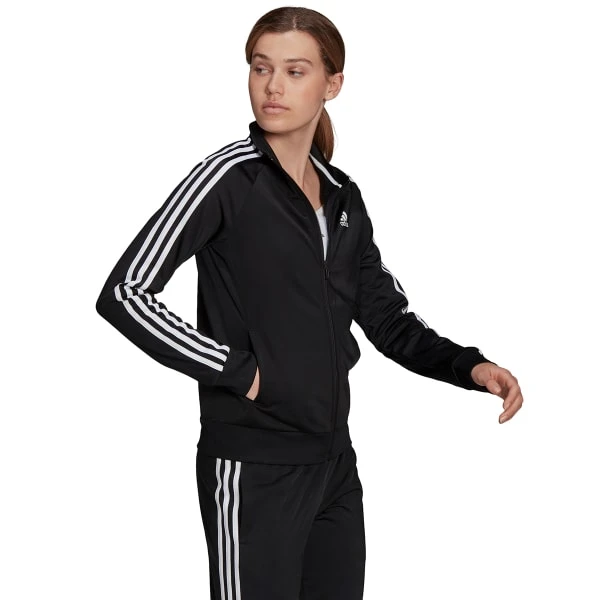 ADIDAS Women's Essentials Slim 3-Stripes Track Jacket 4 ADIDAS Women's Essentials Slim 3-Stripes Track Jacket - Image 4