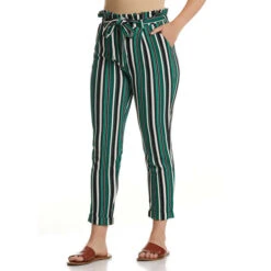 ALMOST FAMOUS Women's Knit Striped Pants -Heb Fashion Shop 2076910 308 alt2