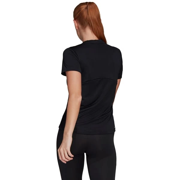 ADIDAS Women's Primeblue Designed To Move Short Sleeve Sport Tee 3 ADIDAS Women's Primeblue Designed To Move Short Sleeve Sport Tee - Image 3