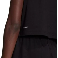 ADIDAS Women's Aeroready Crop Sport Short-Sleeve Tee -Heb Fashion Shop 2078008 001 alt5