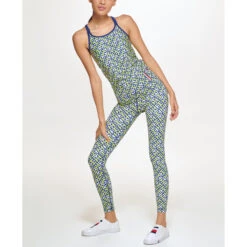 TOMMY HILFIGER SPORT Women's High Rise Compression Leggings 9 TOMMY HILFIGER SPORT Women's High Rise Compression Leggings -Heb Fashion Shop 2078017 008 alt4