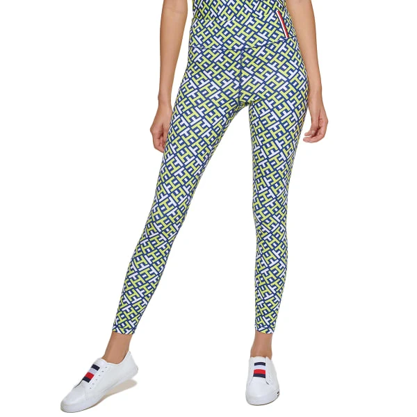TOMMY HILFIGER SPORT Women's High Rise Compression Leggings 1 TOMMY HILFIGER SPORT Women's High Rise Compression Leggings