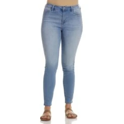 BLUE SPICE Juniors' Recycled High Waisted Skinny Jeans