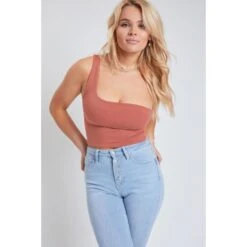 YMI Juniors' Vintage Dream High-Rise Ankle Jean W/ Unfinished Hem -Heb Fashion Shop 2078154 406 alt3