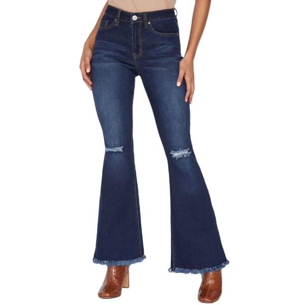Y.M.I. Juniors' High-Rise Super Flare Jean 1 Y.M.I. Juniors' High-Rise Super Flare Jean