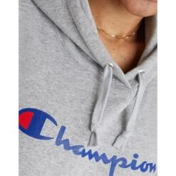 CHAMPION Women's Powerblend Relaxed Hoodie -Heb Fashion Shop 2078677 002 alt5