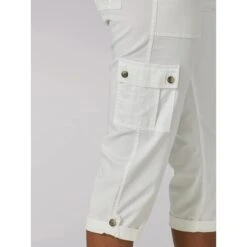 LEE Women's Flex-To-Go Relaxed Fit Cargo Capri -Heb Fashion Shop 2079193 101 alt4