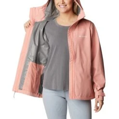 COLUMBIA Women's Earth Explorer Shell Jacket -Heb Fashion Shop 2079306 802 alt4