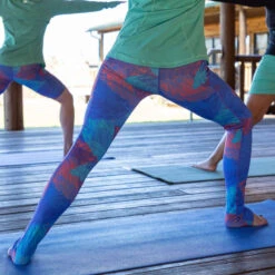 EMS Women's Sat Nam Printed Full-Length Leggings -Heb Fashion Shop 2079338 911 alt3