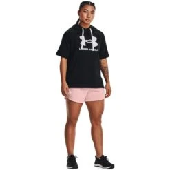 UNDER ARMOUR Women's UA Rival Fleece Shorts -Heb Fashion Shop 2079355 611 alt5