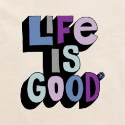 LIFE IS GOOD Women's Freestyle Crusher-Lite Long Sleeve Graphic Tee -Heb Fashion Shop 2079672 101 alt5
