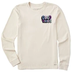 LIFE IS GOOD Women's Freestyle Crusher-Lite Long Sleeve Graphic Tee