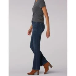 LEE Women's Legendary Mid Rise Bootcut Jeans -Heb Fashion Shop 2080775 403 alt2