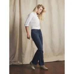 LEE Women's Legendary Mid Rise Bootcut Jeans -Heb Fashion Shop 2080775 403 alt5