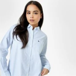 JACK WILLS Women's Guilden Boyfriend Shirt -Heb Fashion Shop 2081171 408 alt2