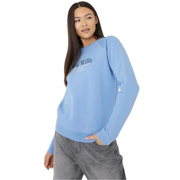 JACK WILLS Women's Elmswe Raglan Crew Sweatshirt 1 JACK WILLS Women's Elmswe Raglan Crew Sweatshirt