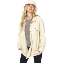 O'NEILL Juniors' Collins Superfleece Flannel Jacket