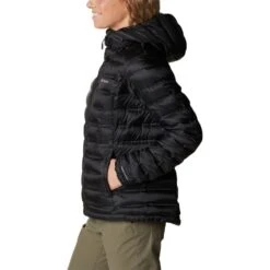 COLUMBIA Women's Pebble Peak Down Hooded Jacket -Heb Fashion Shop 2082015 001 alt2