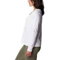 COLUMBIA Women's Sapphire Point Long-Sleeve Shirt -Heb Fashion Shop 2082022 101 alt2