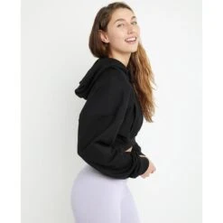 CHAMPION Men's Reverse Weave Cropped Cut-Off Hoodie -Heb Fashion Shop 2082285 001 alt3