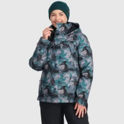 OUTDOOR RESEARCH Women's Snowcrew Reveler Jacket -Heb Fashion Shop 2082316 502 alt2