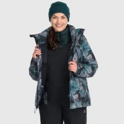 OUTDOOR RESEARCH Women's Snowcrew Reveler Jacket -Heb Fashion Shop 2082316 502 alt5