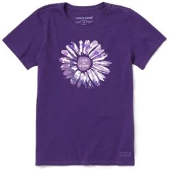 LIFE IS GOOD Women's Daisy Short-Sleeve Tee