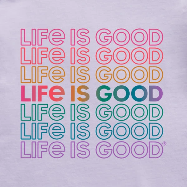 LIFE IS GOOD Women's Multi-Stack Long-Sleeve Crusher Tee 2 LIFE IS GOOD Women's Multi-Stack Long-Sleeve Crusher Tee - Image 2
