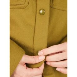 MARMOT Women's Ridgefield Heavyweight Sherpa-Lined Flannel Jacket -Heb Fashion Shop 2083629 315 alt3