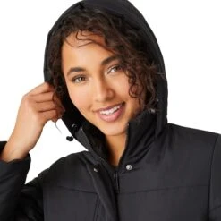 FREE COUNTRY Women's FreeCycle Lansby Long Puffer Jacket -Heb Fashion Shop 2084089 001 alt3