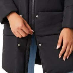 FREE COUNTRY Women's FreeCycle Lansby Long Puffer Jacket -Heb Fashion Shop 2084089 001 alt5