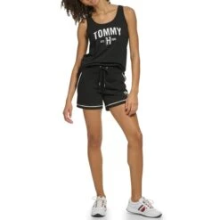 TOMMY HILFIGER Women's Knot-Front Tank Top -Heb Fashion Shop 2084191 001 alt4