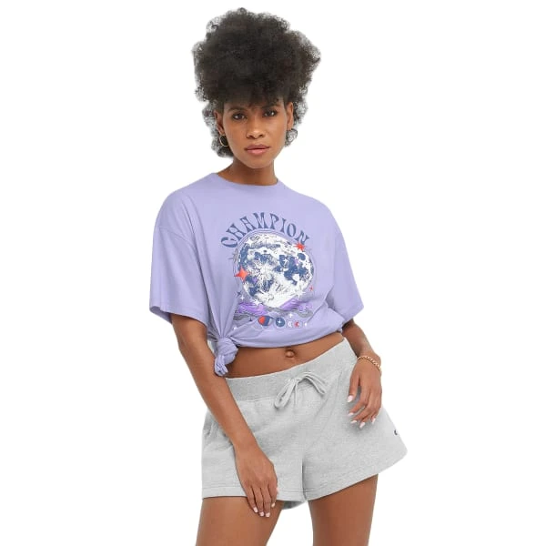 CHAMPION Women's Classic Short-Sleeve Loose Tee 1 CHAMPION Women's Classic Short-Sleeve Loose Tee