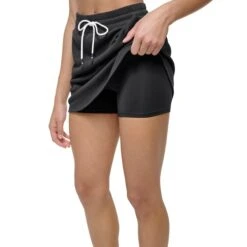 TOMMY HILFIGER Women's Skort W/ Inner Shorts -Heb Fashion Shop 2085559 001 alt3