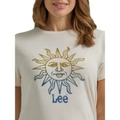 LEE Women's Sun Graphic Short-Sleeve Tee -Heb Fashion Shop 2085625 701 alt2
